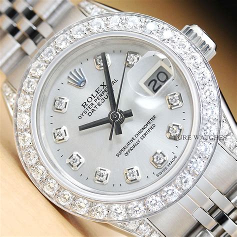 used womens rolex with diamonds for sale|rolex full diamond price.